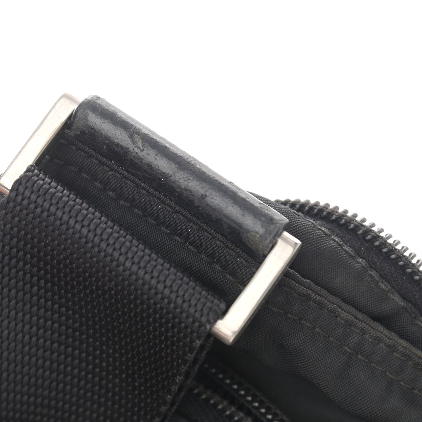 Tessuto Nylon Messenger Bag Black