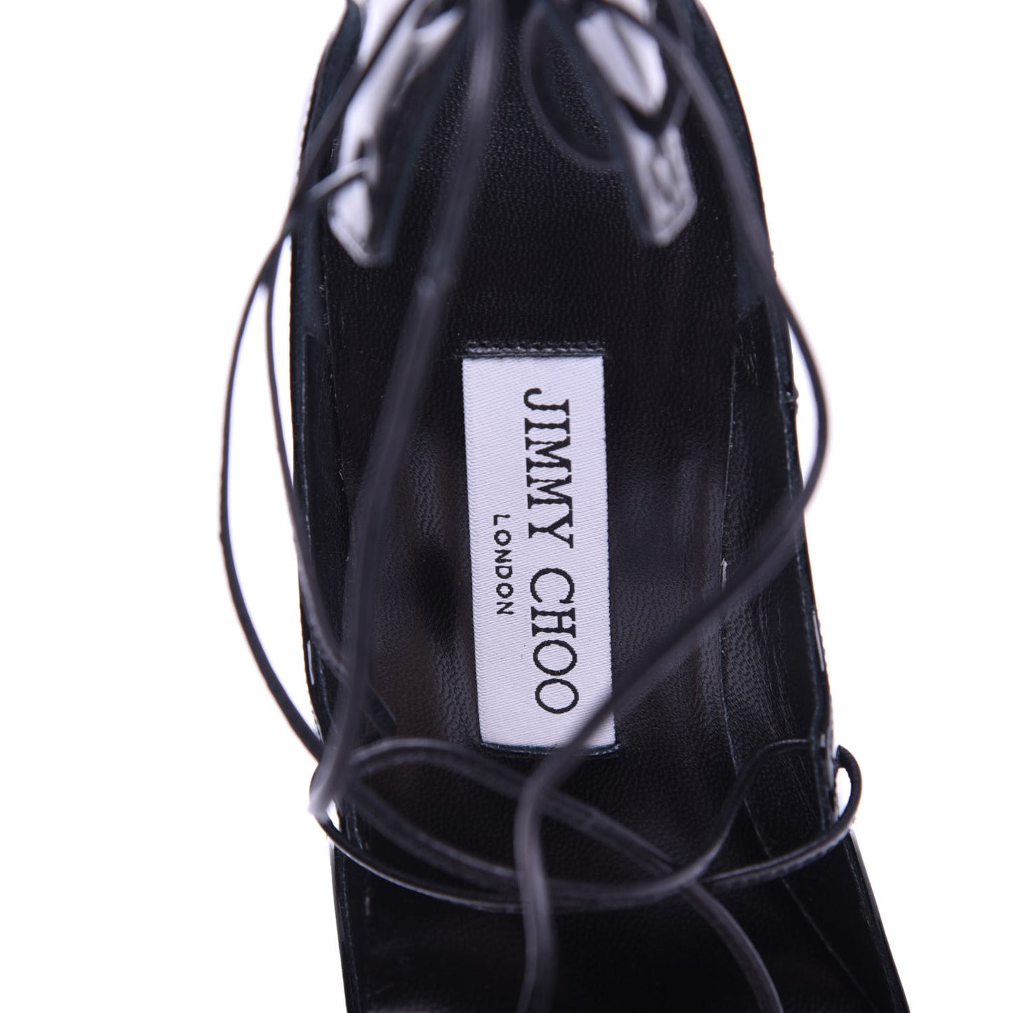 Patent Lace Up Vita 100 Pumps 35 Black