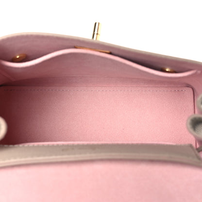 Louis Vuitton Soft Calfskin Mini Lockme Ever Greige 5 of 9