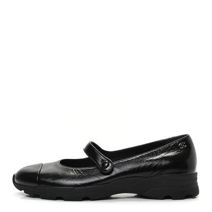 Chanel Calfskin Mary Jane Strap Pumps 40.5 Black 1 of 7