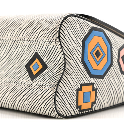 Louis Vuitton Epi Azteque Twist Shoulder Bag MM White 10 of 13