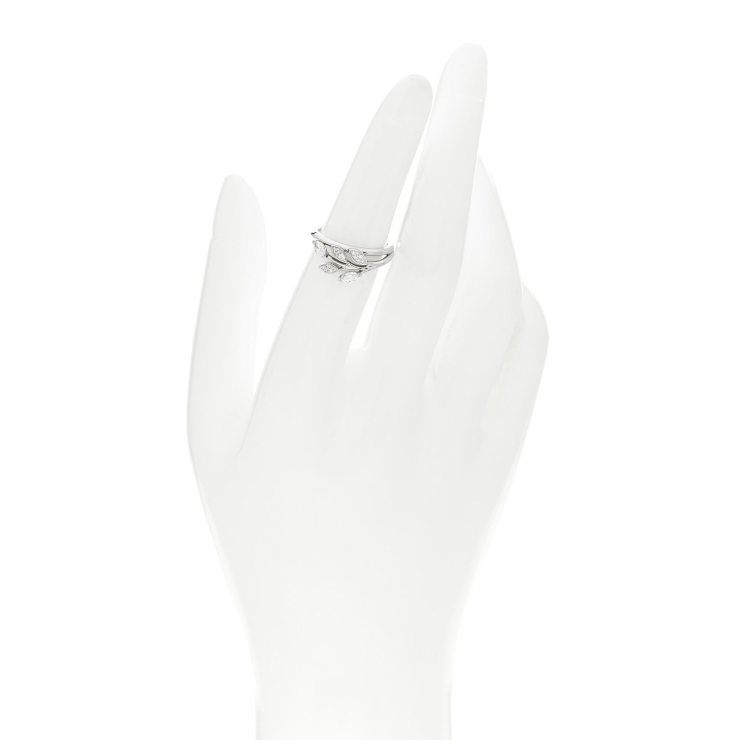 Platinum Diamond Victoria Vine Ring 49 5