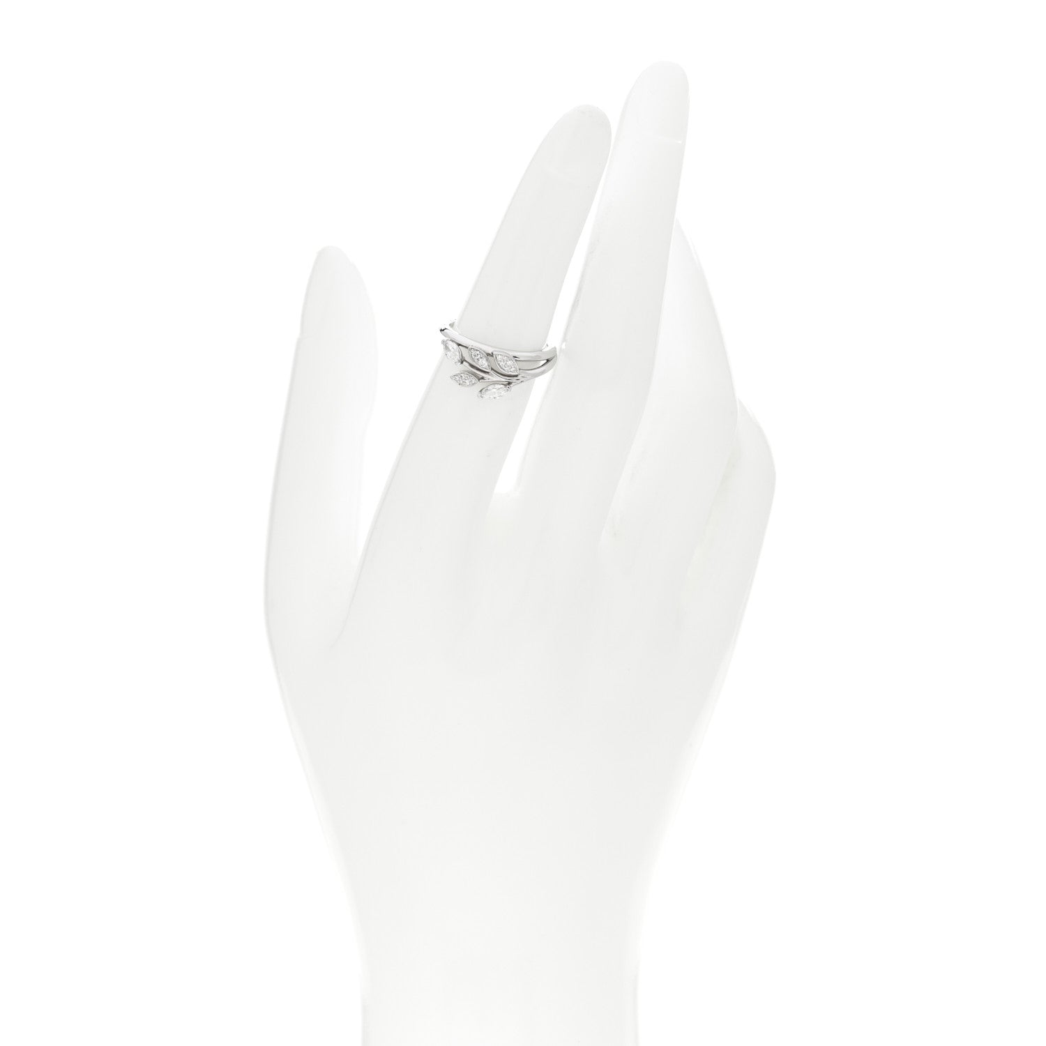 Tiffany Platinum Diamond Victoria Vine Ring 49 5 2 of 4