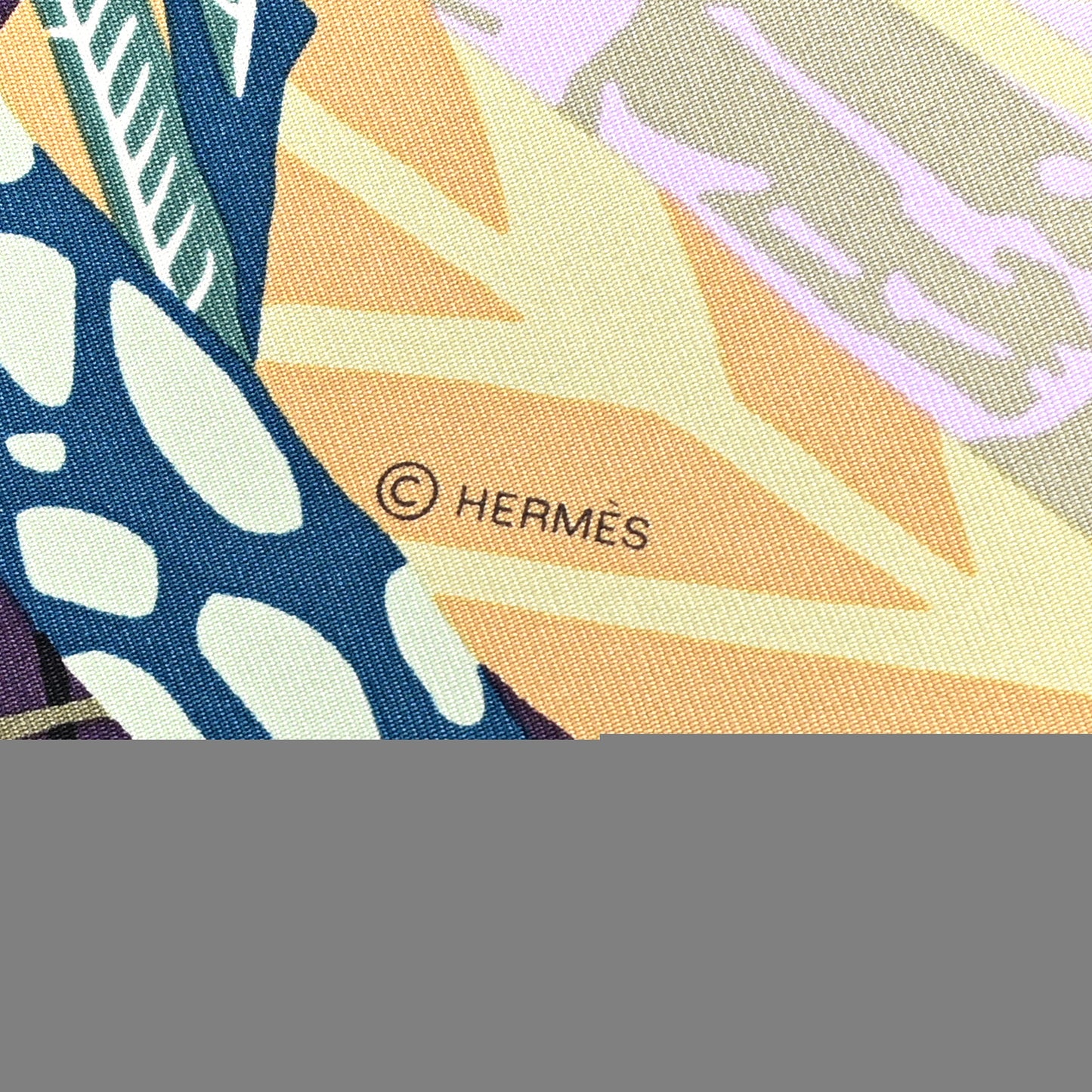 Silk En Liberte Scarf 90 Aubergine Vert Multicolore