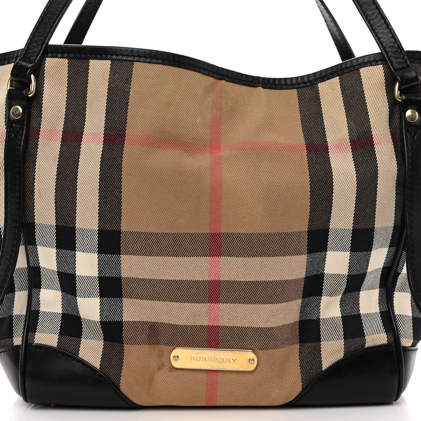 House Check Canterbury Tote Black
