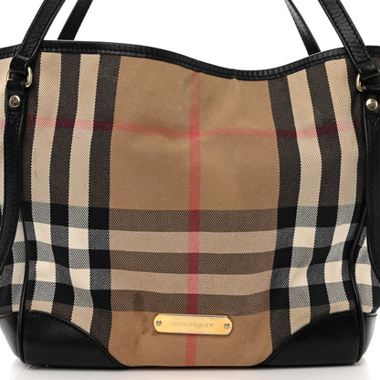 Burberry House Check Canterbury Tote Black 7 of 12