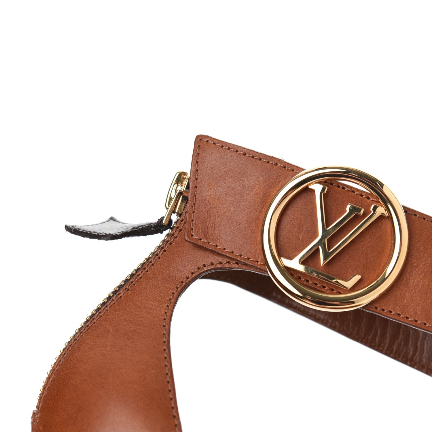 Louis Vuitton Calfskin Monogram Horizon Sandal 39 Cognac Brown 24 of 38