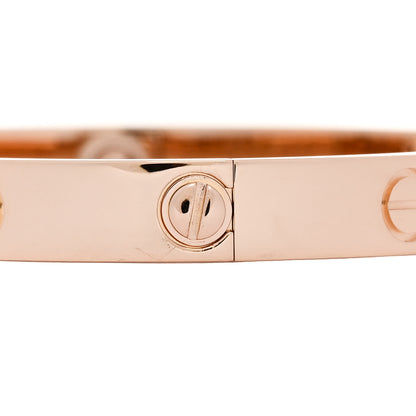 Cartier 18K Pink Gold LOVE Bracelet 16 4 of 9