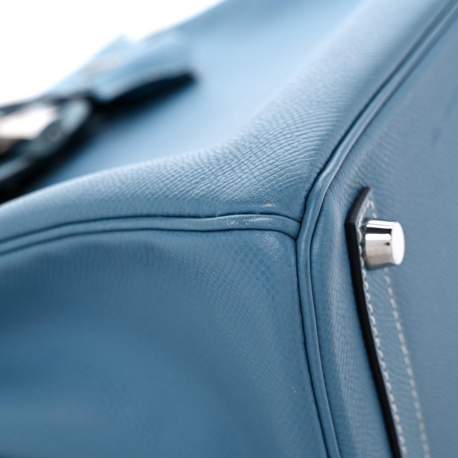 Hermes Epsom HAC Birkin 28 Blue Jean 8 of 15