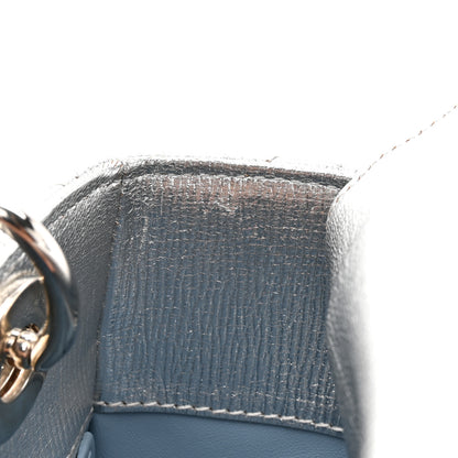 Christian Dior Metallic Grained Calfskin Cannage Small Lucky Badges My Lady Dior Silver 13 of 14