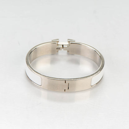 Hermes Enamel Narrow Clic Clac H Bracelet PM White 4 of 6