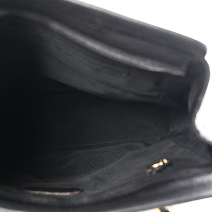 Chanel Caviar Triple CC Shoulder Bag Black 5 of 10