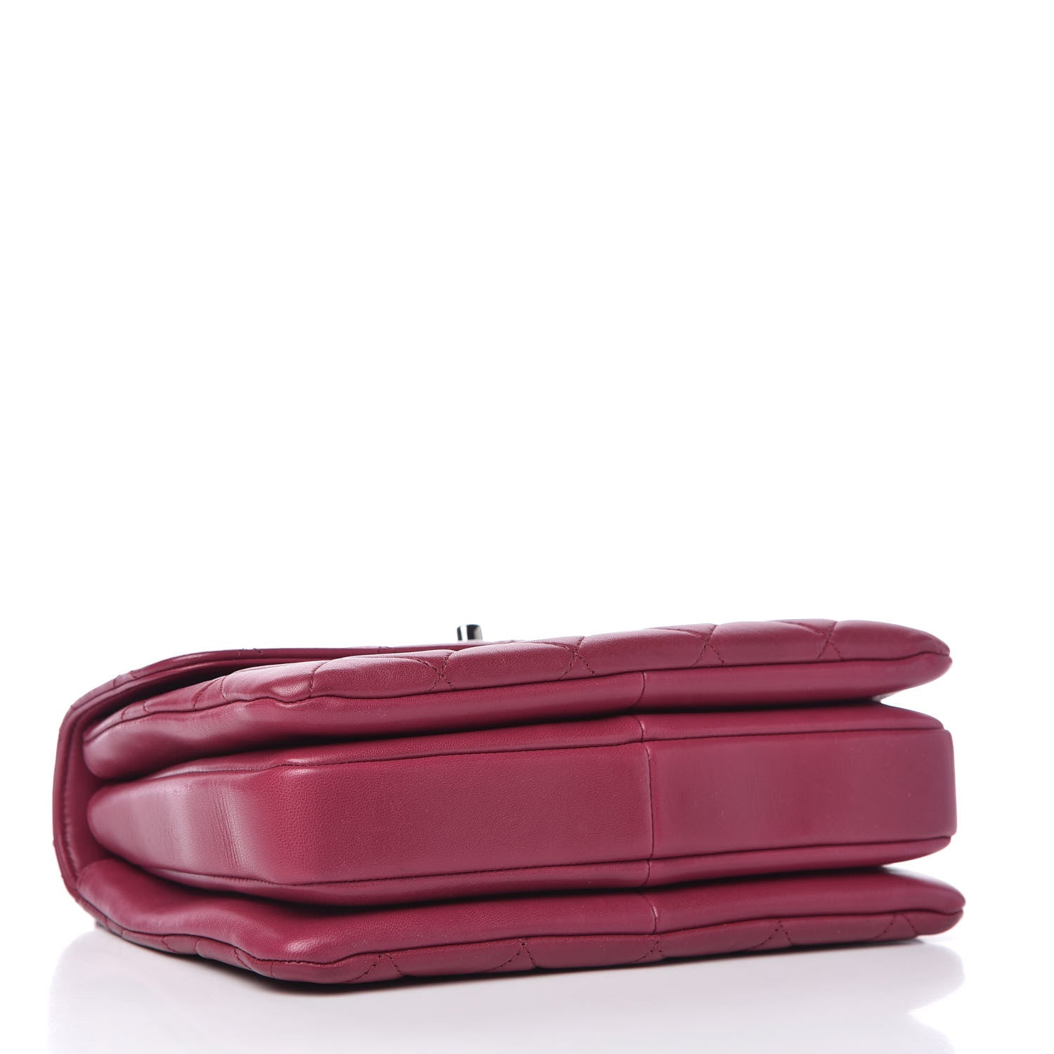 Chanel Lambskin Quilted Small Trendy CC Dual Handle Bag Dark Pink 4 of 10
