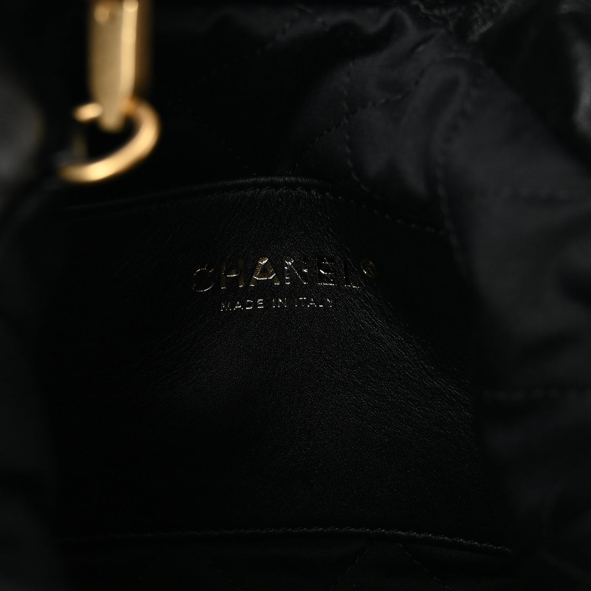 Chanel Shiny Calfskin Quilted Mini Chanel 22 Black 6 of 10