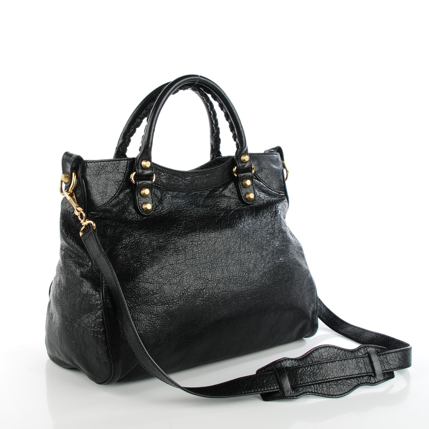 Agneau Giant 12 Gold Hardware Velo Black