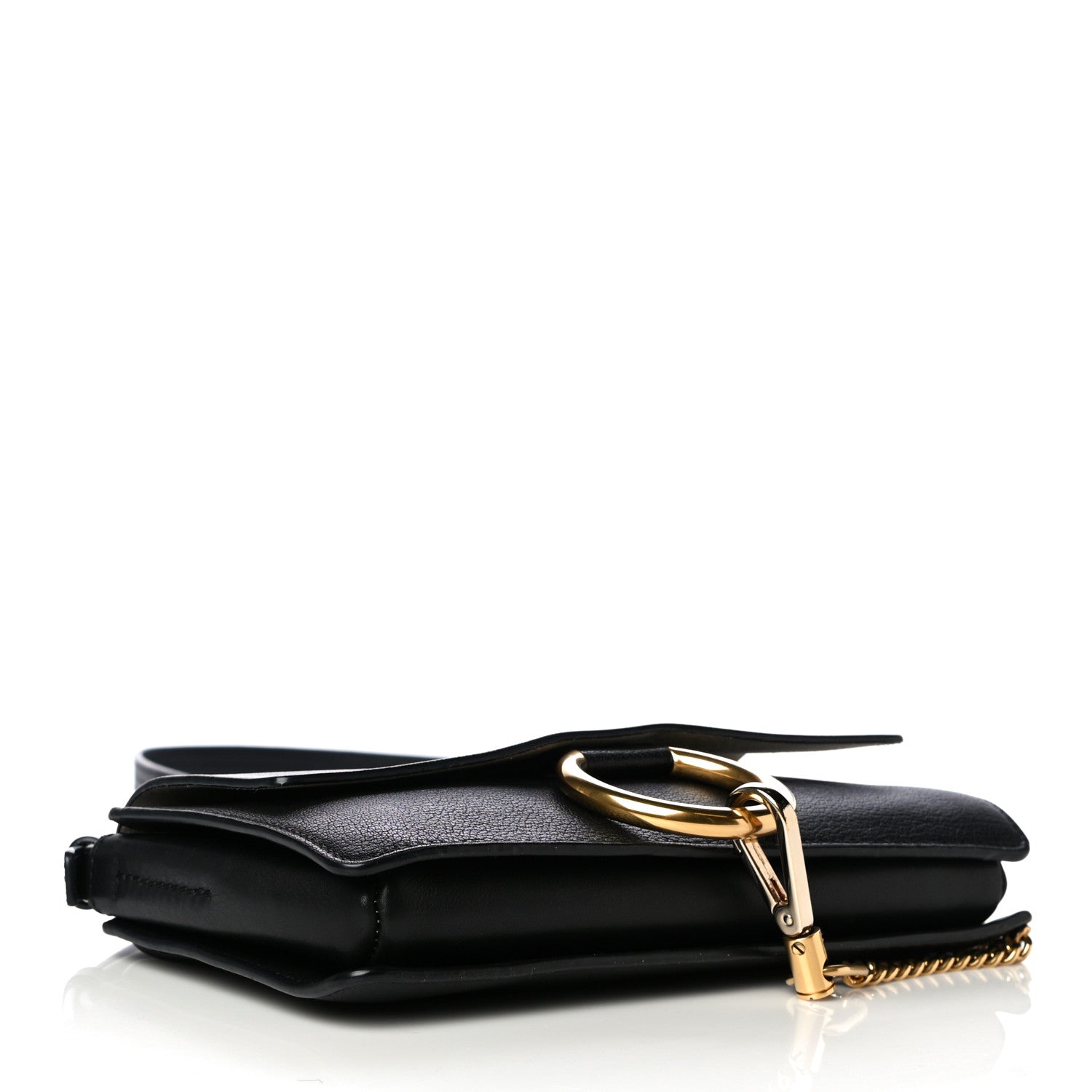 Chloe Calfskin Small Faye Shoulder Bag Black 4 of 14