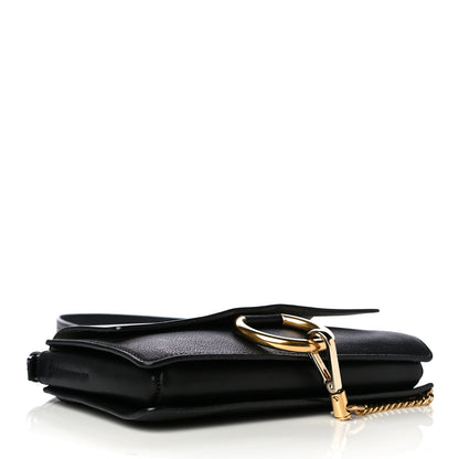 Chloe Calfskin Small Faye Shoulder Bag Black 4 of 14