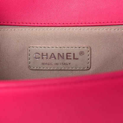 Chanel Lambskin Quilted Medium Boy Flap Pink 5 of 20