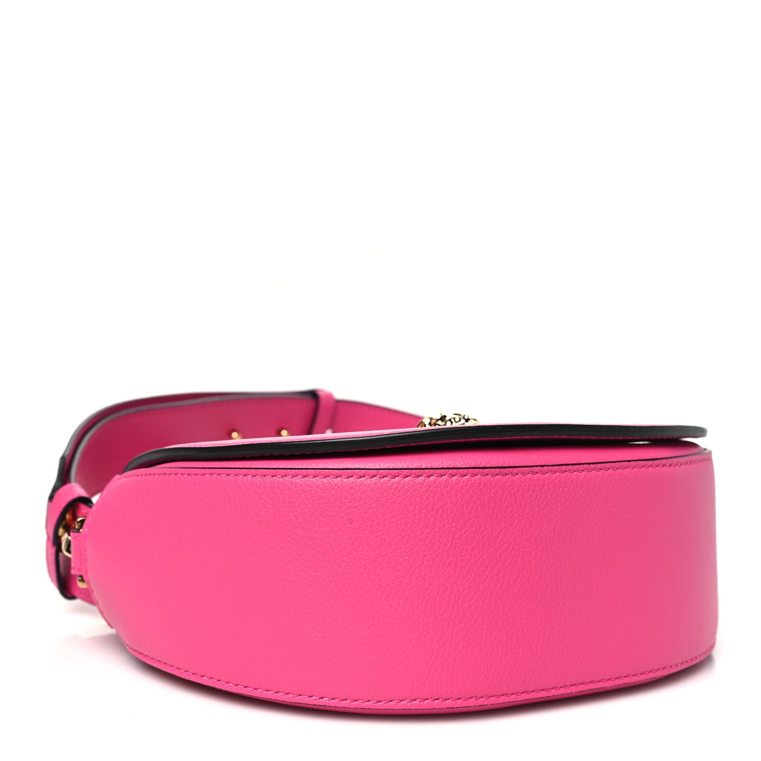 Versace Grained Calfskin La Medusa Small Shoulder Bag Pink 4 of 9