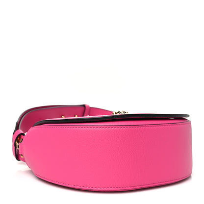 Versace Grained Calfskin La Medusa Small Shoulder Bag Pink 4 of 9