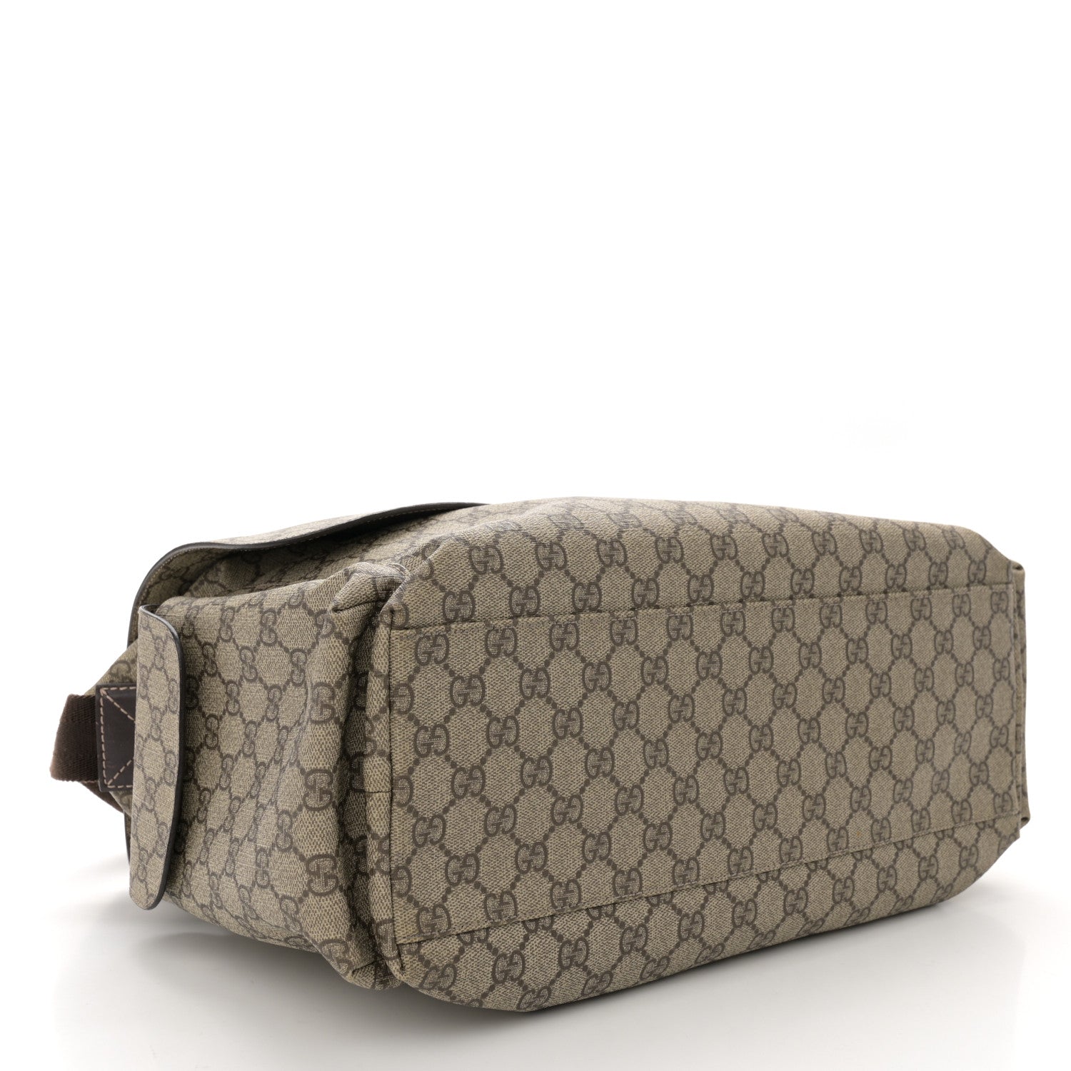 Gucci GG Plus Monogram Messenger Diaper Bag Dark Brown 5 of 12