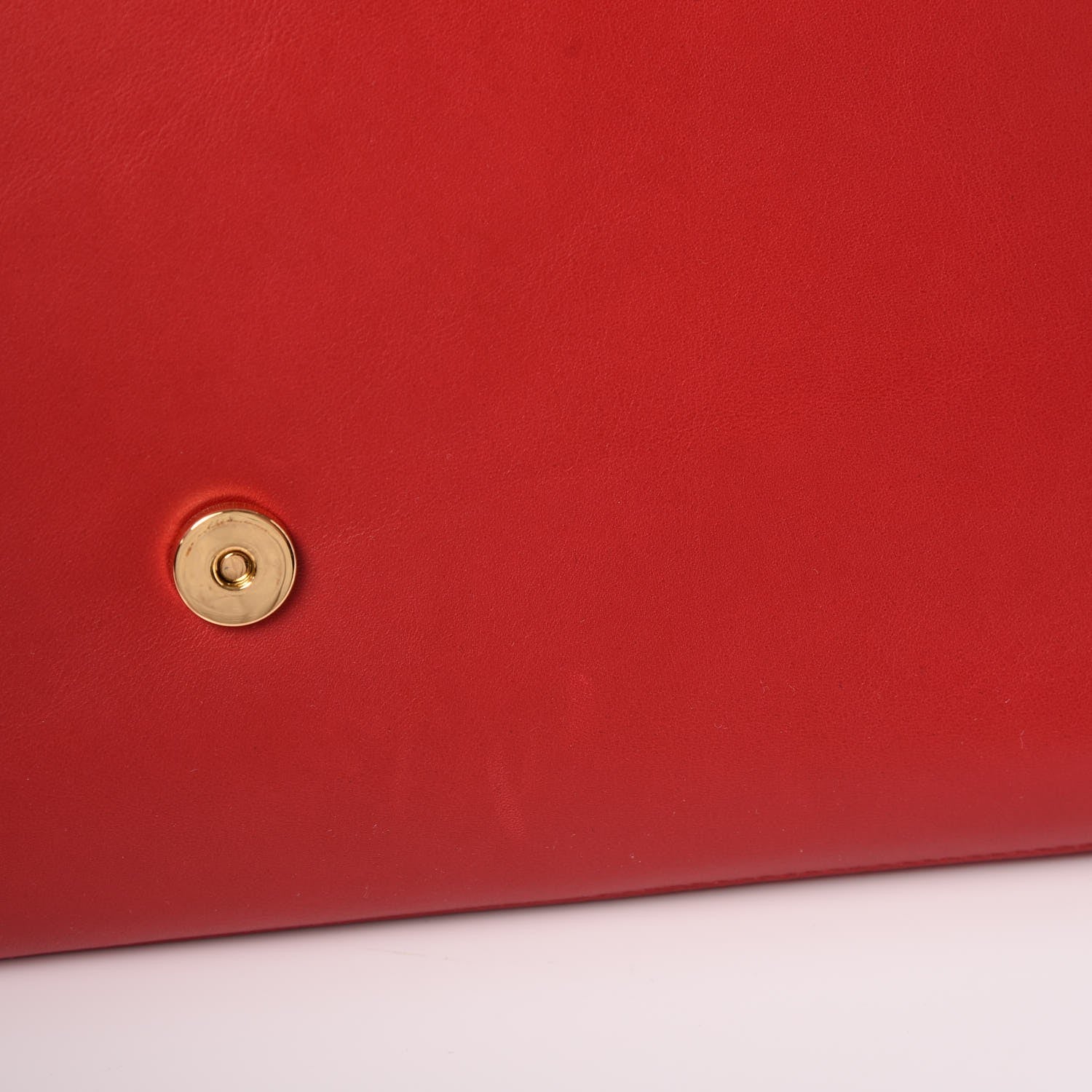 Saint Laurent Calfskin Classic Y Ligne Clutch Rouge Orient 8 of 12