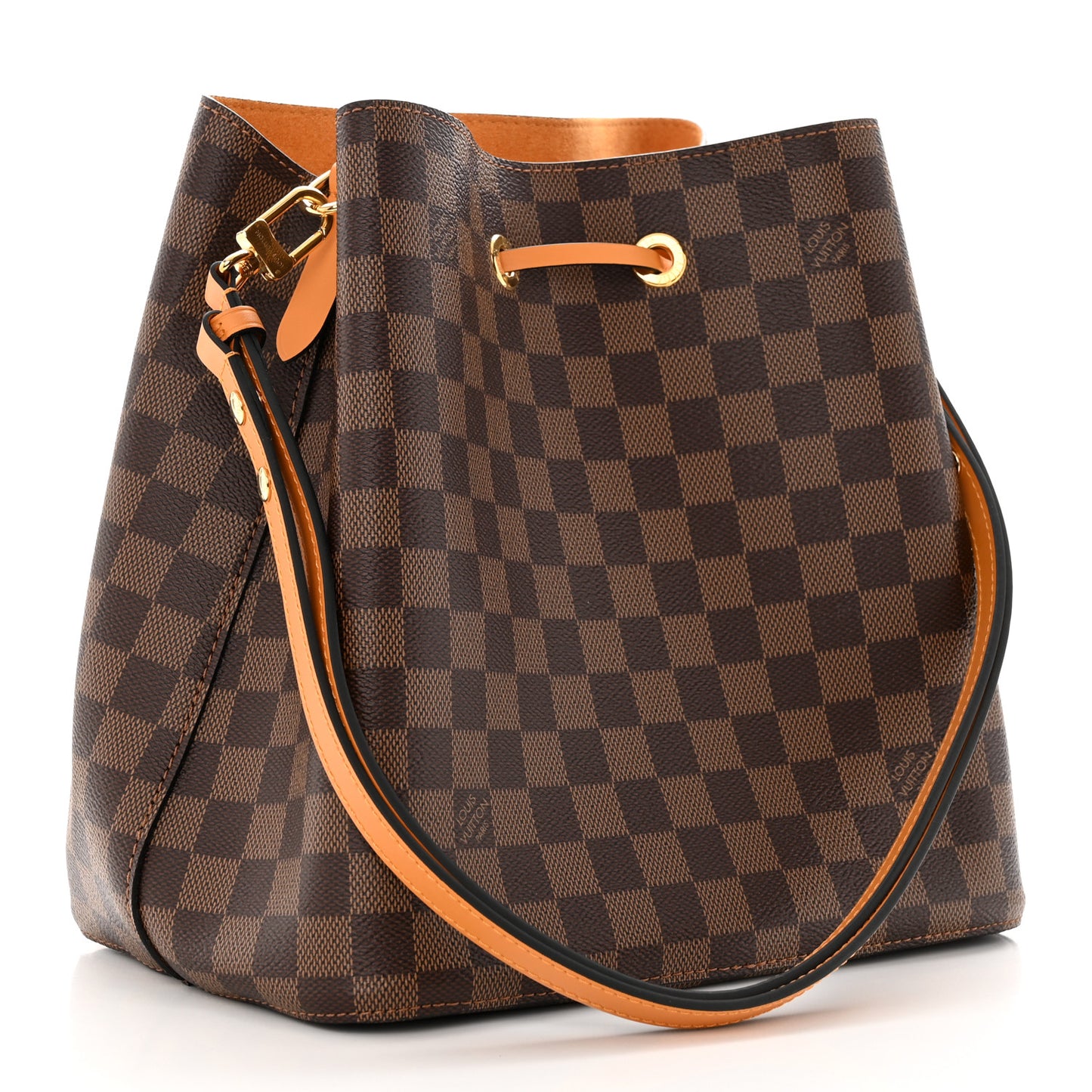 Damier Ebene Neonoe MM Safran