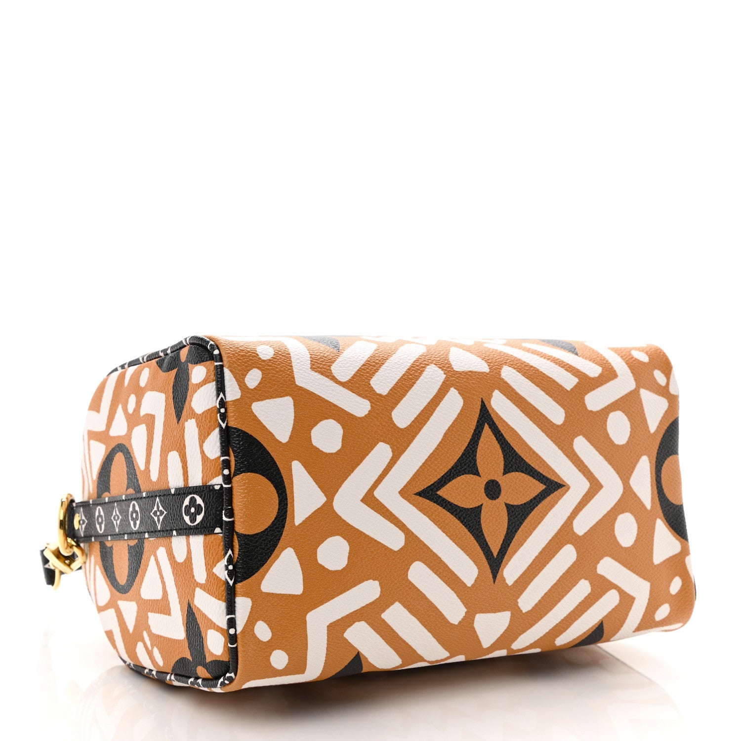 Louis Vuitton Monogram Giant Crafty Speedy Bandouliere 25 Creme Caramel 4 of 9