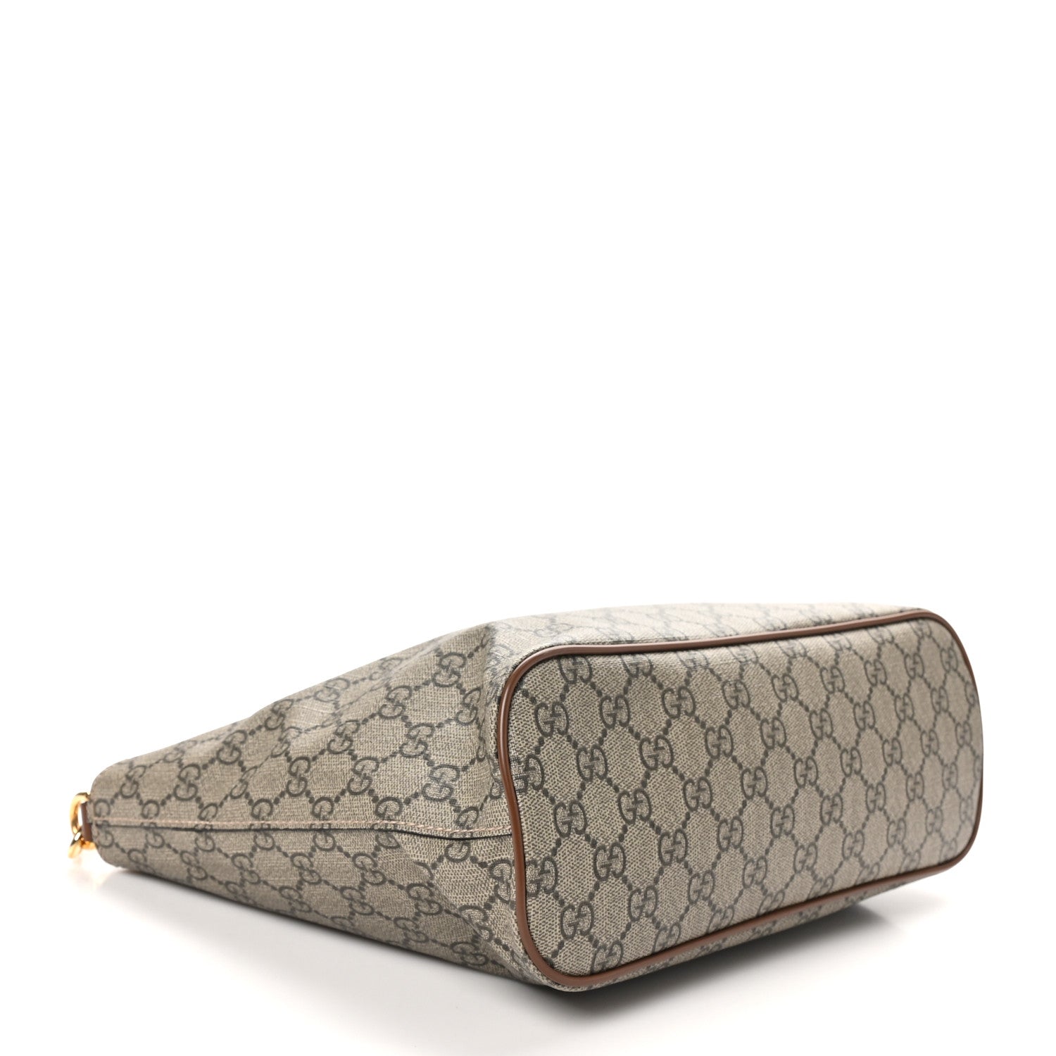 Gucci Soft GG Supreme Monogram Small Crossbody Tote Beige Cuir 4 of 10
