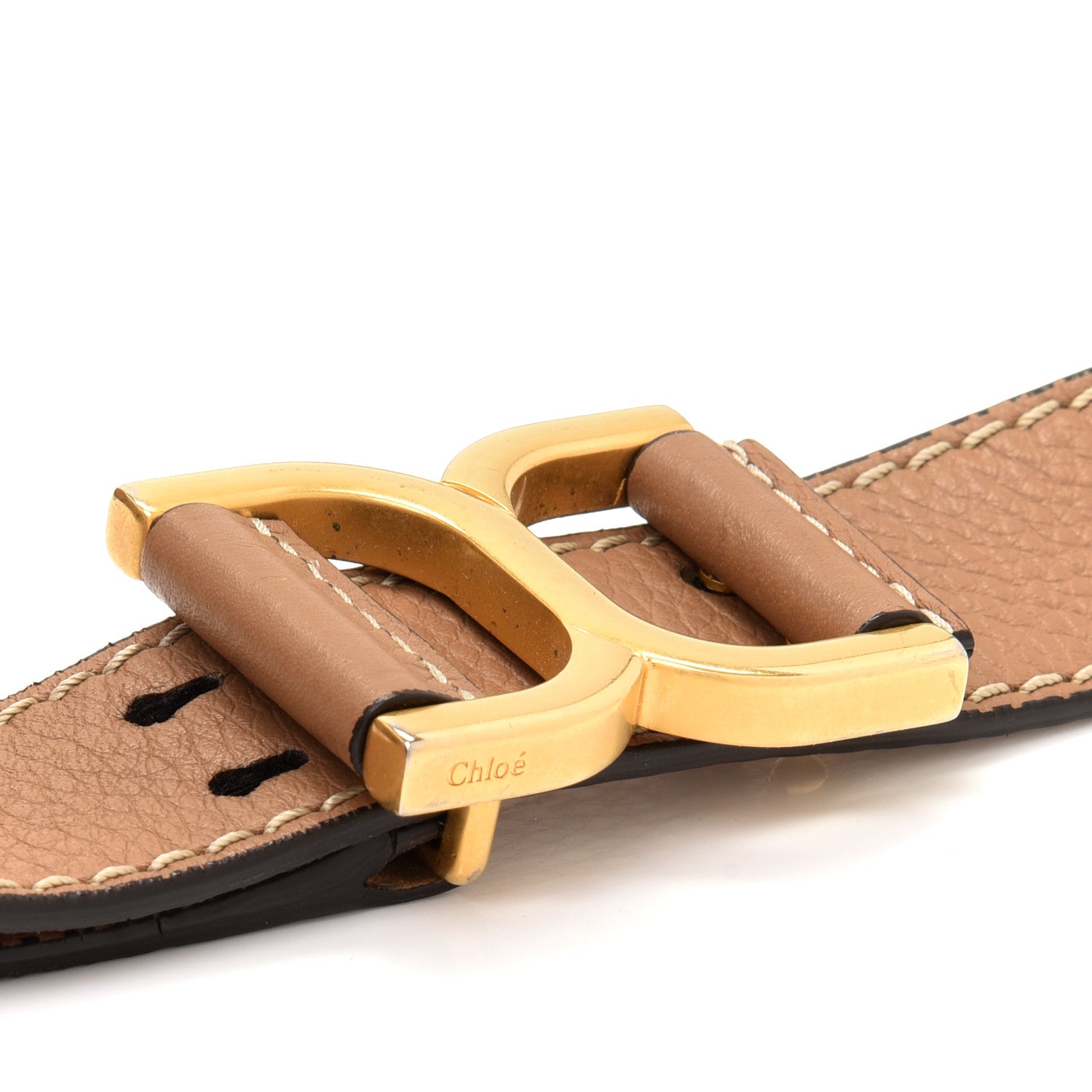 Chloe Calfskin Medium Marcie Round Crossbody Bag Nut 10 of 19