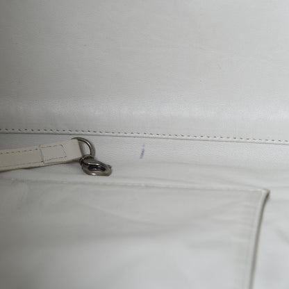 Chanel Calfskin Large East West Modern Chain Tote White 13 of 23