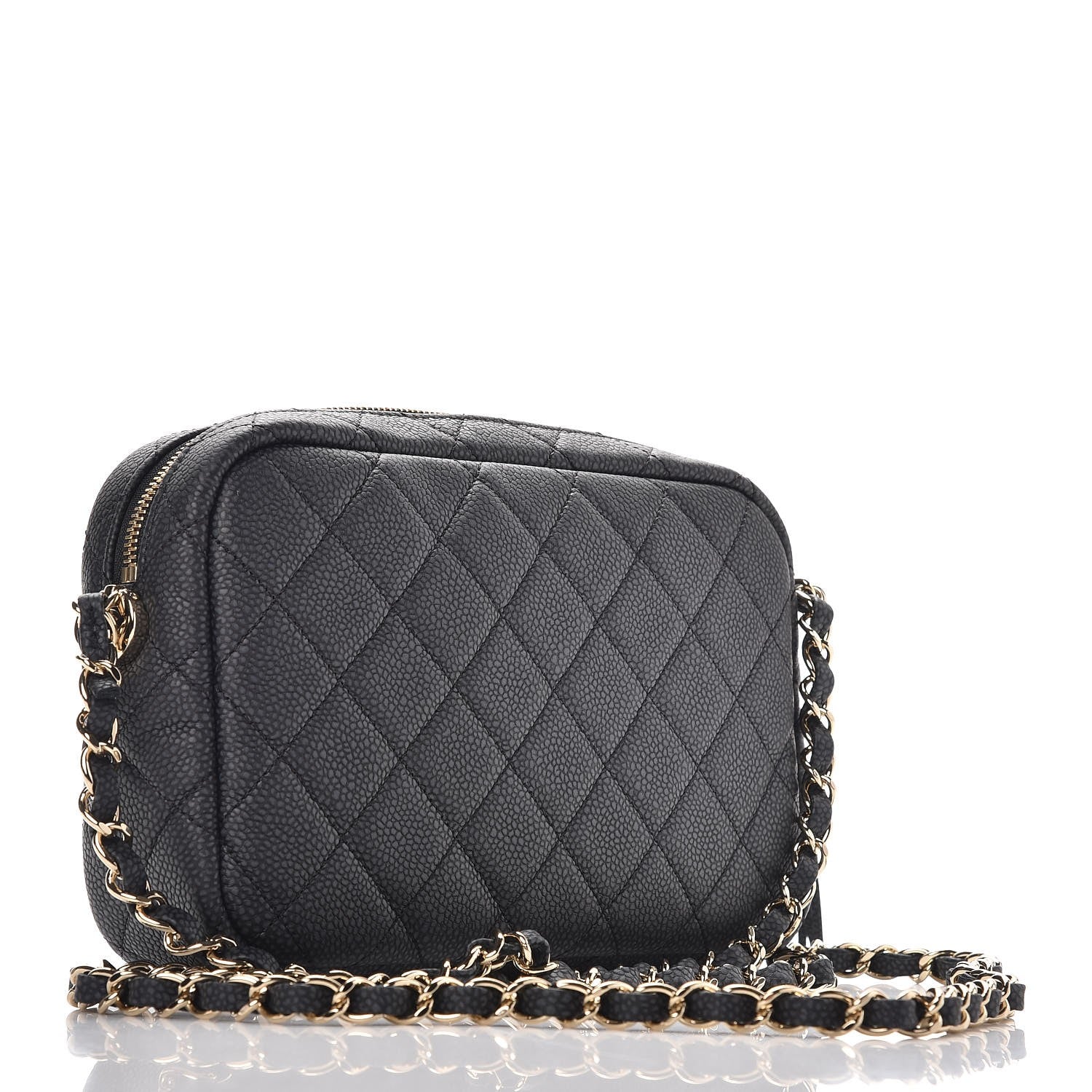 Chanel Caviar Quilted Coco Tassel Camera Case Black 3 of 8