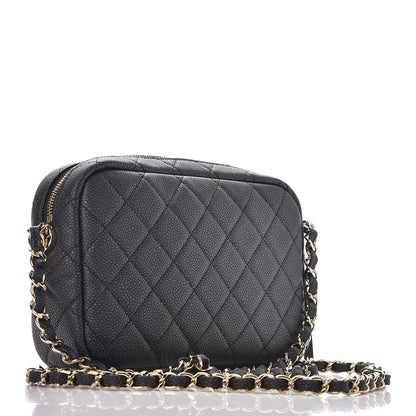 Chanel Caviar Quilted Coco Tassel Camera Case Black 3 of 8