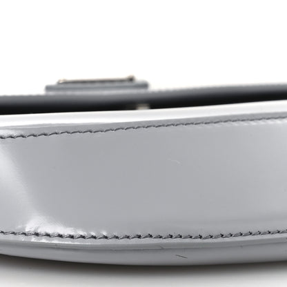 Prada Spazzolato Cleo Flap Shoulder Bag Fiordaliso 9 of 10