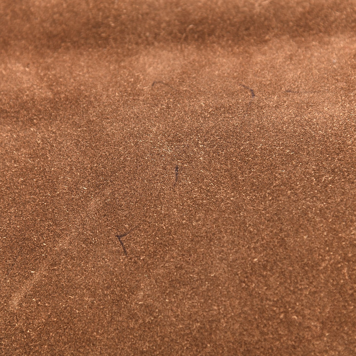 Suede Stitched Shoulder Bag Brown