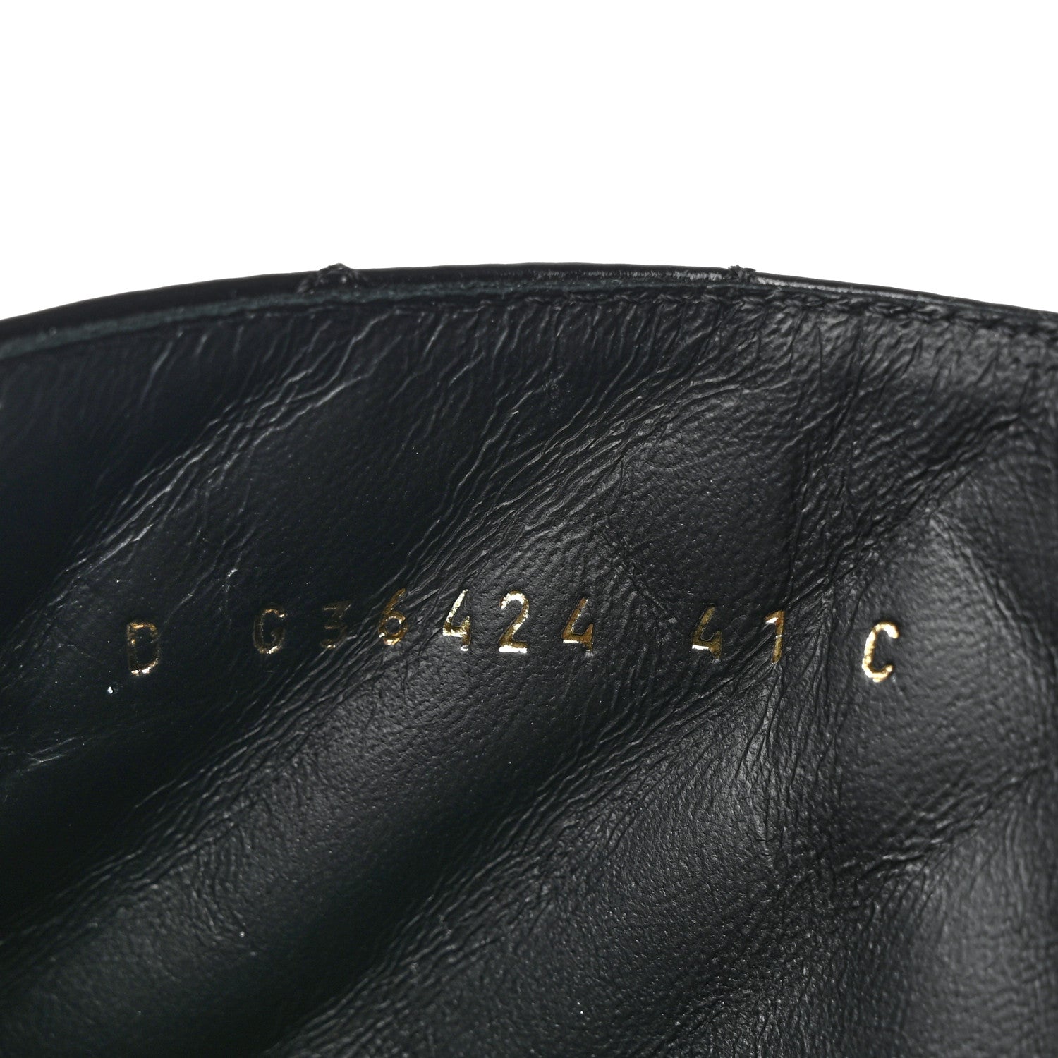 Chanel Shiny Calfskin Quilted Lace Up Combat Boots 41 Black 6 of 10