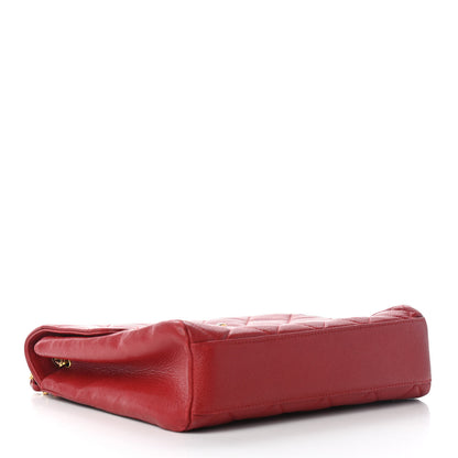 Chanel Caviar Quilted Small Single Flap Red 3 of 9