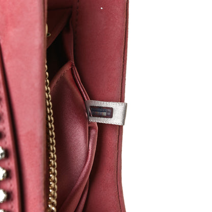 Jimmy Choo Suede Crystal Embellished Venus Clutch Pink 10 of 13