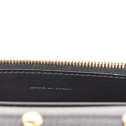 Burberry Derby Calfskin House Check Wallet On Chain Black 6 of 9