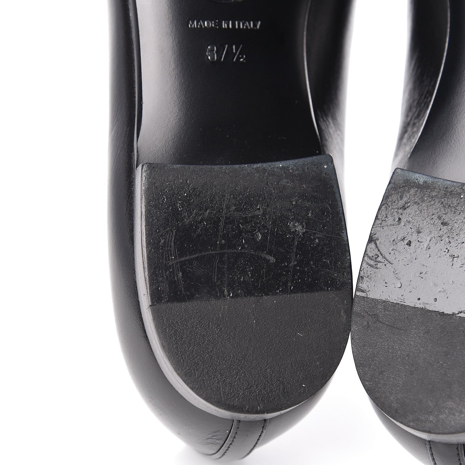 Chanel Lambskin CC Mocassin Loafers 37.5 Black 12 of 14