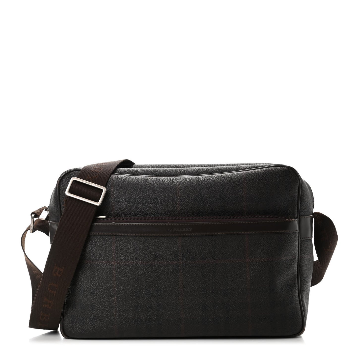 Smoked Haymarket Check Camera Bag Chocolate