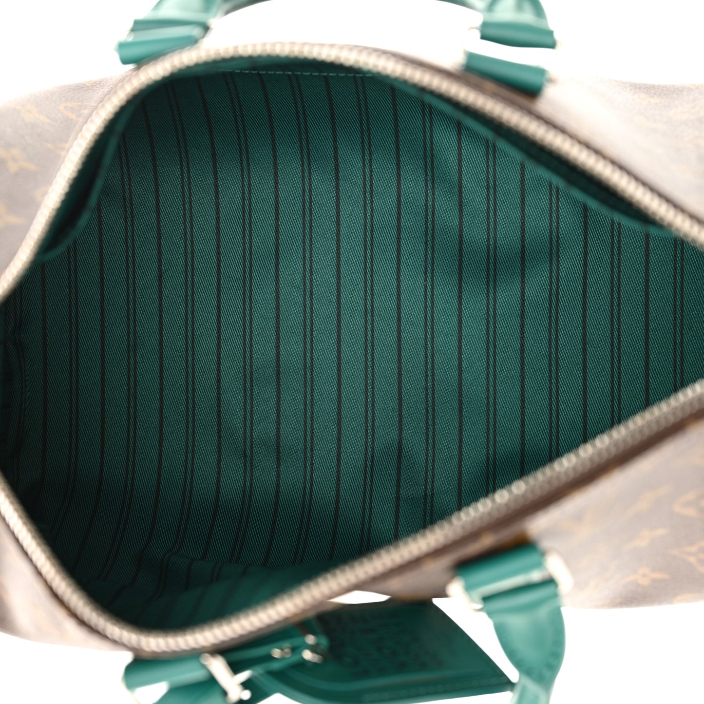 Monogram Macassar Keepall Bandouliere 35 Borneo Green