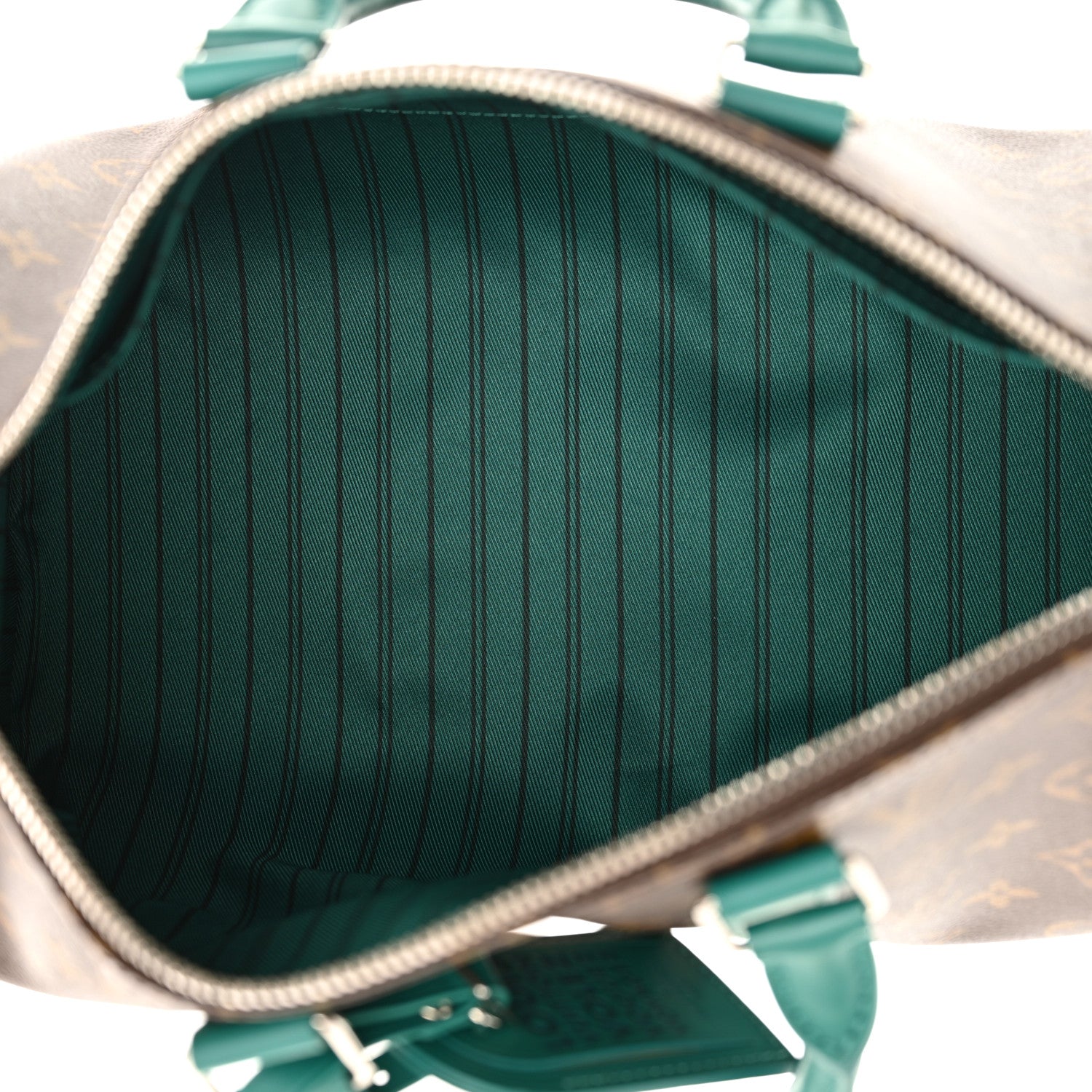 Louis Vuitton Monogram Macassar Keepall Bandouliere 35 Borneo Green 5 of 10
