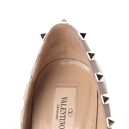 Valentino Garavani Nappa Rockstud 100mm Pumps 38.5 Soft Noisette Poudre 14 of 19