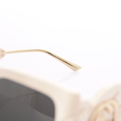 Gucci Acetate Square Frame Wing Sunglasses GG0535S Ivory 6 of 8