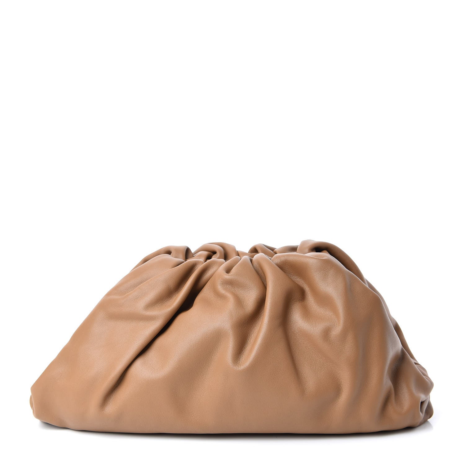 Bottega Veneta Smooth Butter Calf The Pouch Oversized Clutch Cammello 1 of 7