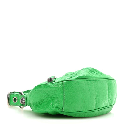 Balenciaga Agneau Arena Le Cagole Shoulder Bag XS Vivid Green 5 of 11
