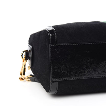 Gucci Suede Patent GG Web Medium Ophidia Boston Black 8 of 10