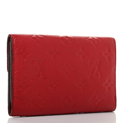 Louis Vuitton Empreinte Compact Curieuse Wallet Cherry 3 of 7