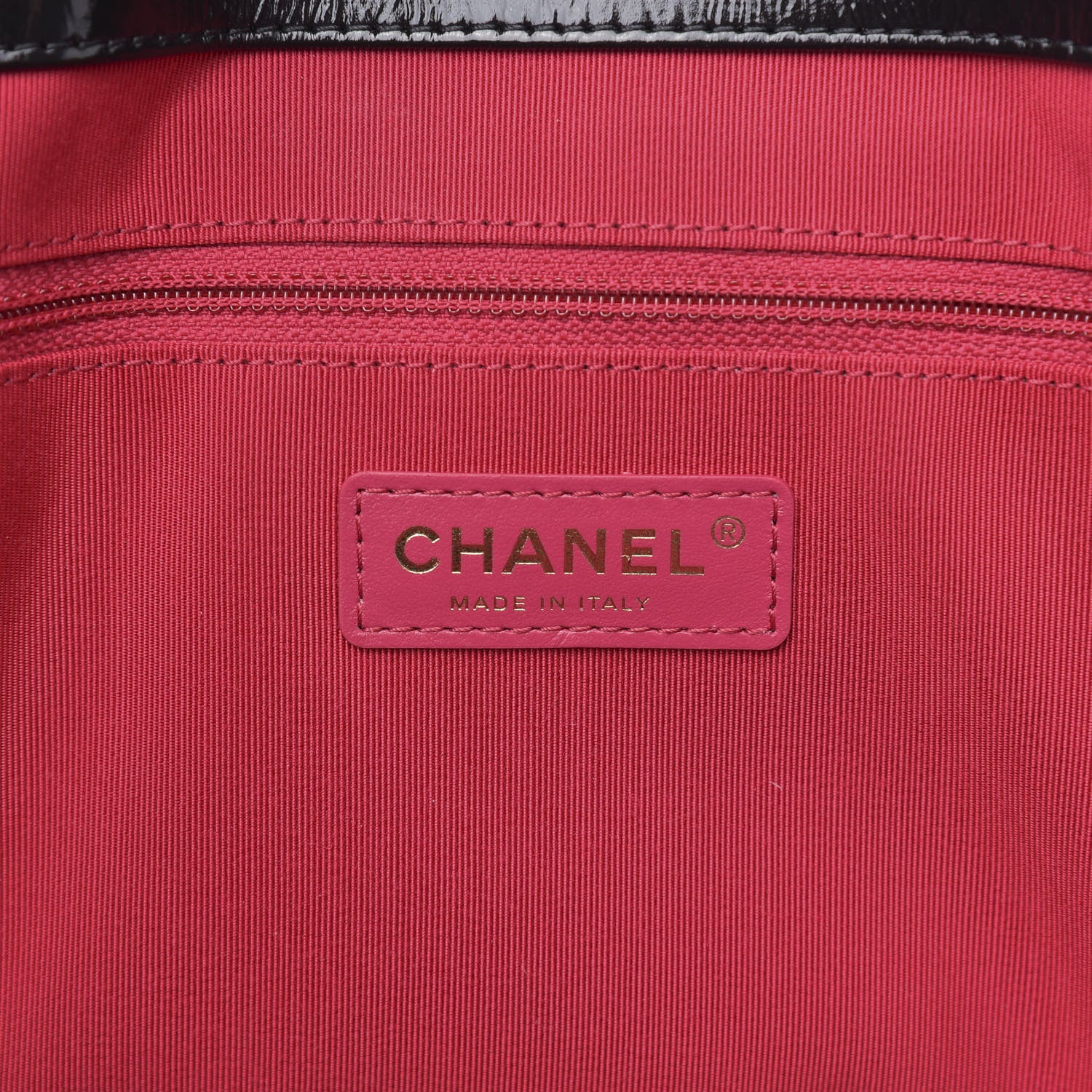 Chanel Shiny Aged Calfskin Quilted Large Shopping Bag Black 6 of 10